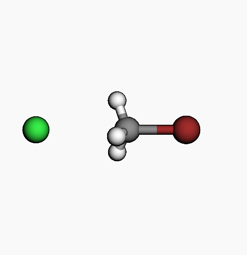 SN2 chloride + methylbromide