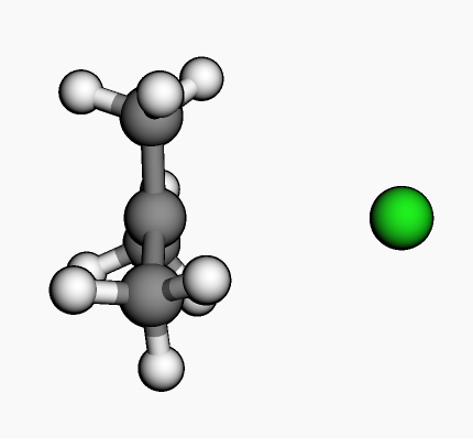 SN1 tert.-butyl cation + chloride